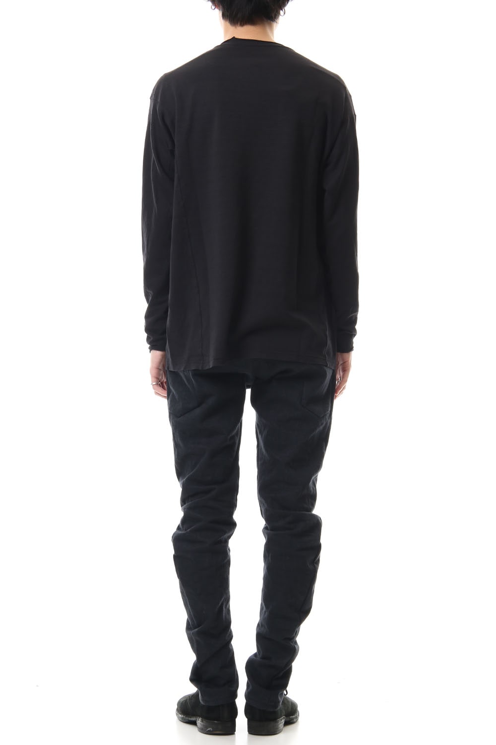 ドルマン スリーブ ワシ ジャージー プロダクト ダイド Black