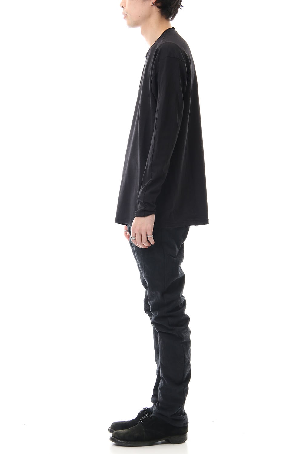 ドルマン スリーブ ワシ ジャージー プロダクト ダイド Black