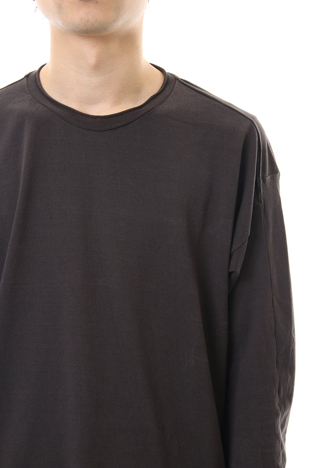 ドルマン スリーブ ワシ ジャージー プロダクト ダイド Purple Gray