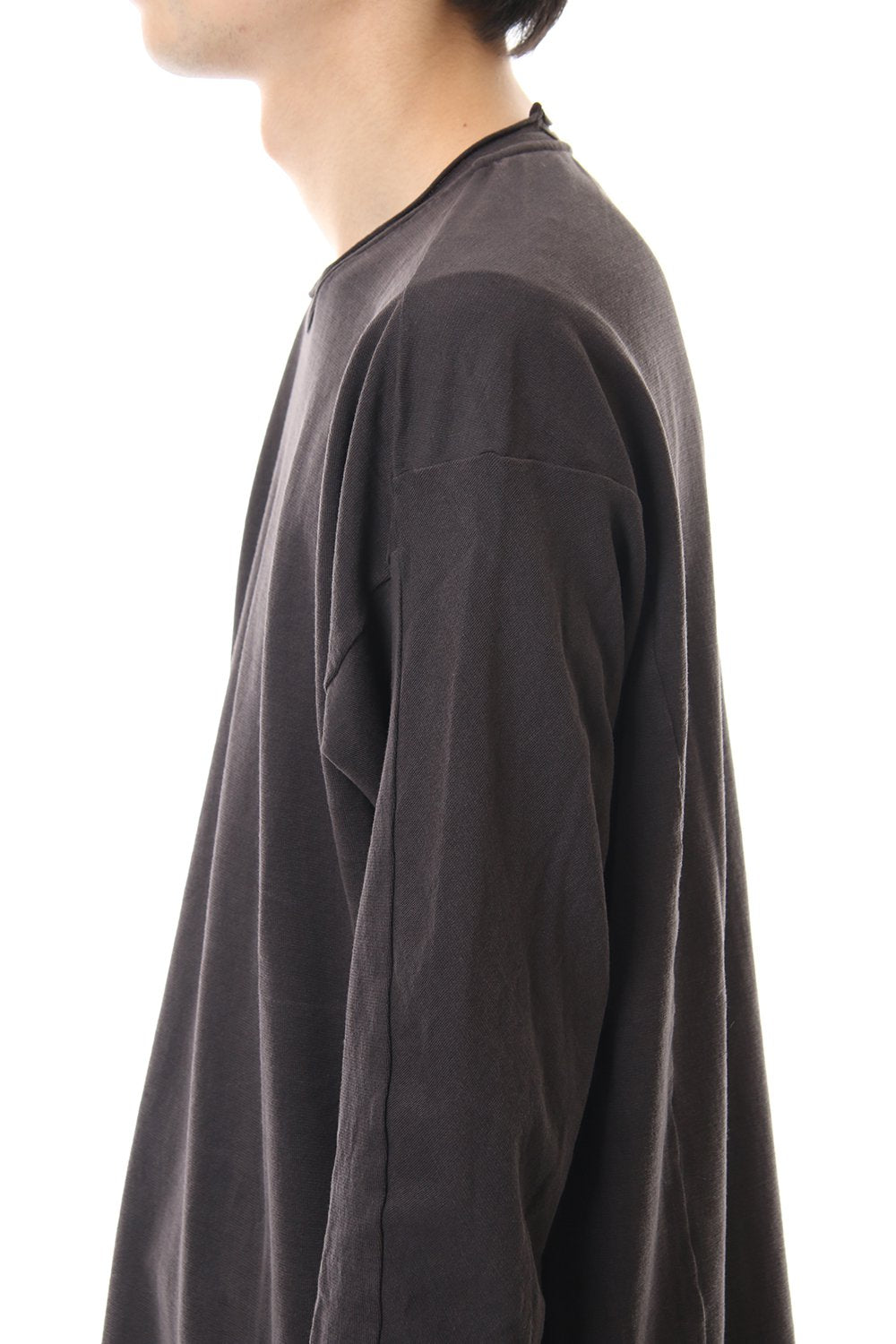 ドルマン スリーブ ワシ ジャージー プロダクト ダイド Purple Gray