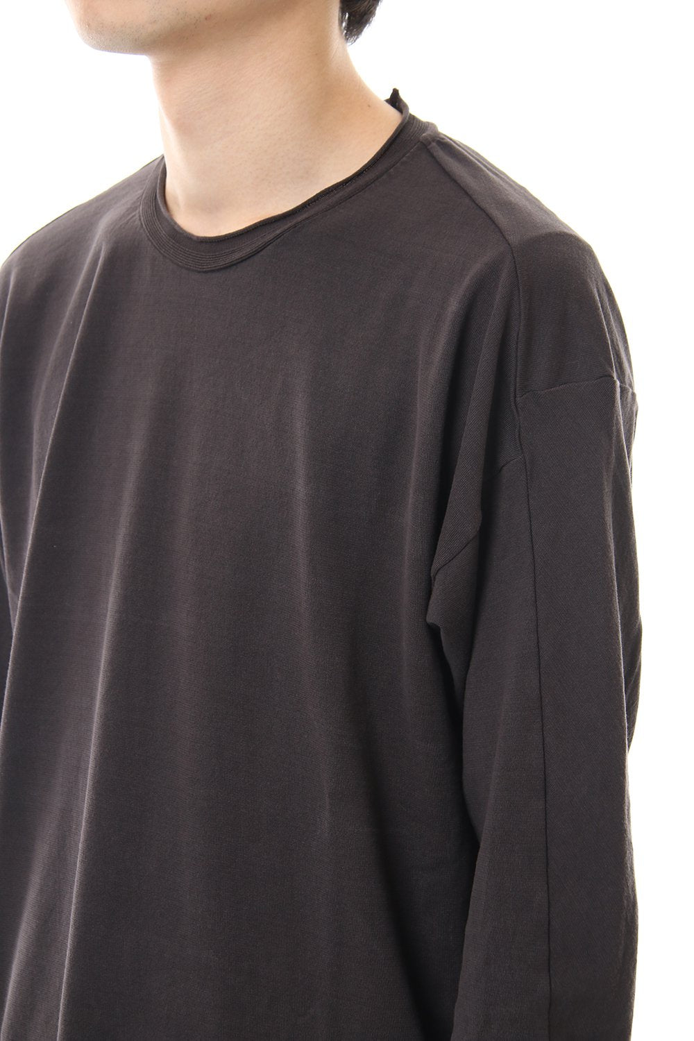 ドルマン スリーブ ワシ ジャージー プロダクト ダイド Purple Gray