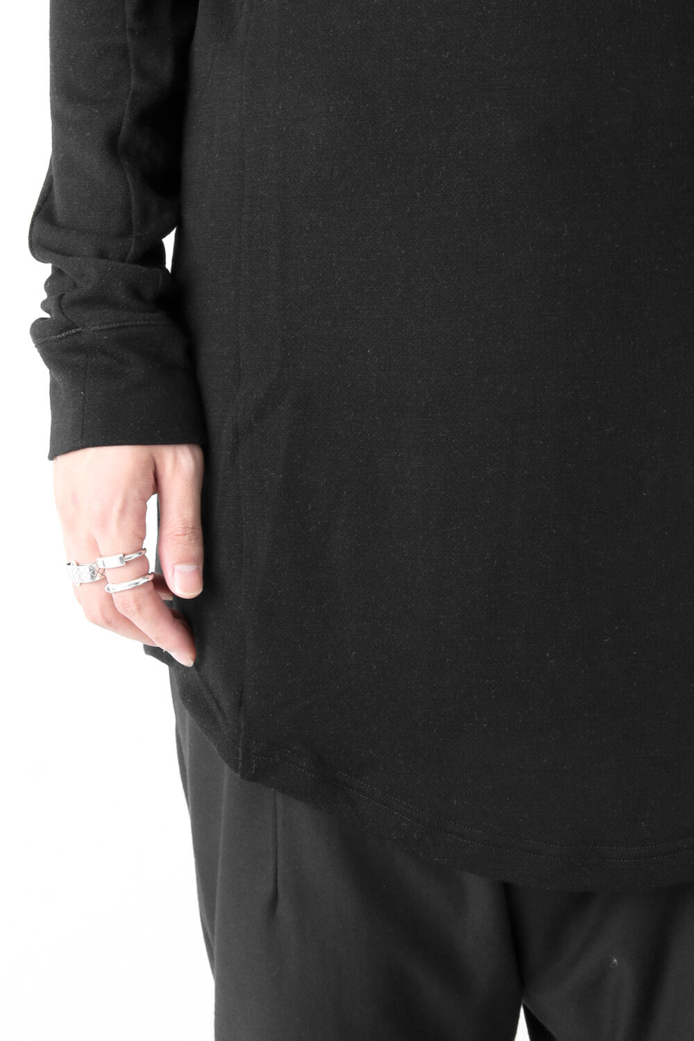 Long Sleeve Wool & Rayon