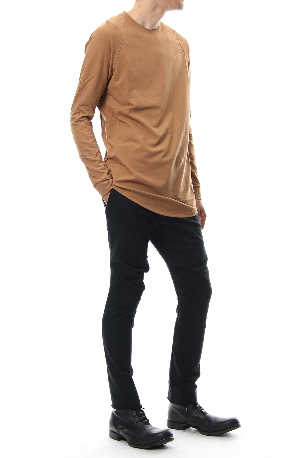 Long Sleeve Inlay Knit Jersey