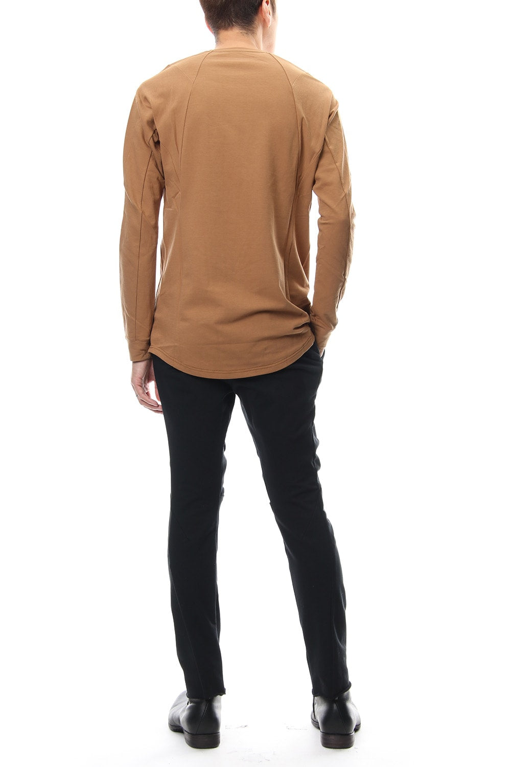 Long Sleeve Inlay Knit Jersey