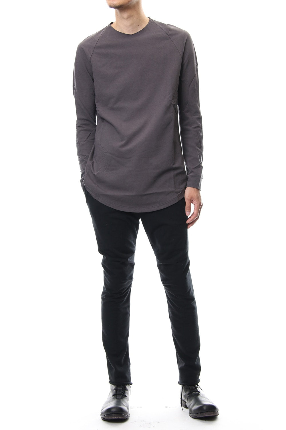 Long Sleeve Inlay Knit Jersey