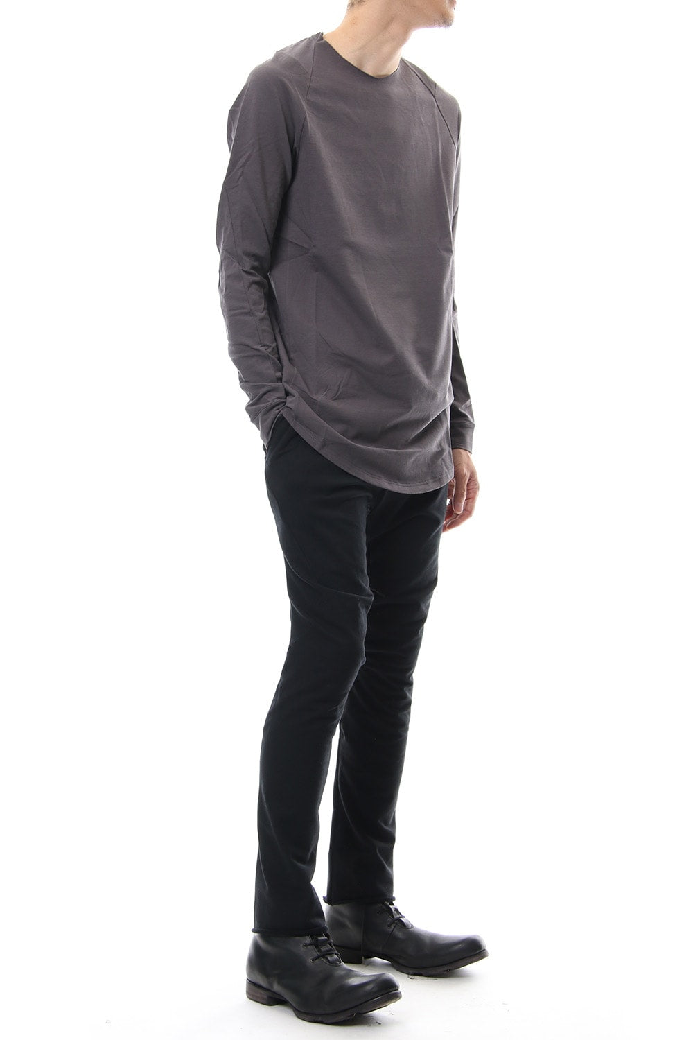 Long Sleeve Inlay Knit Jersey