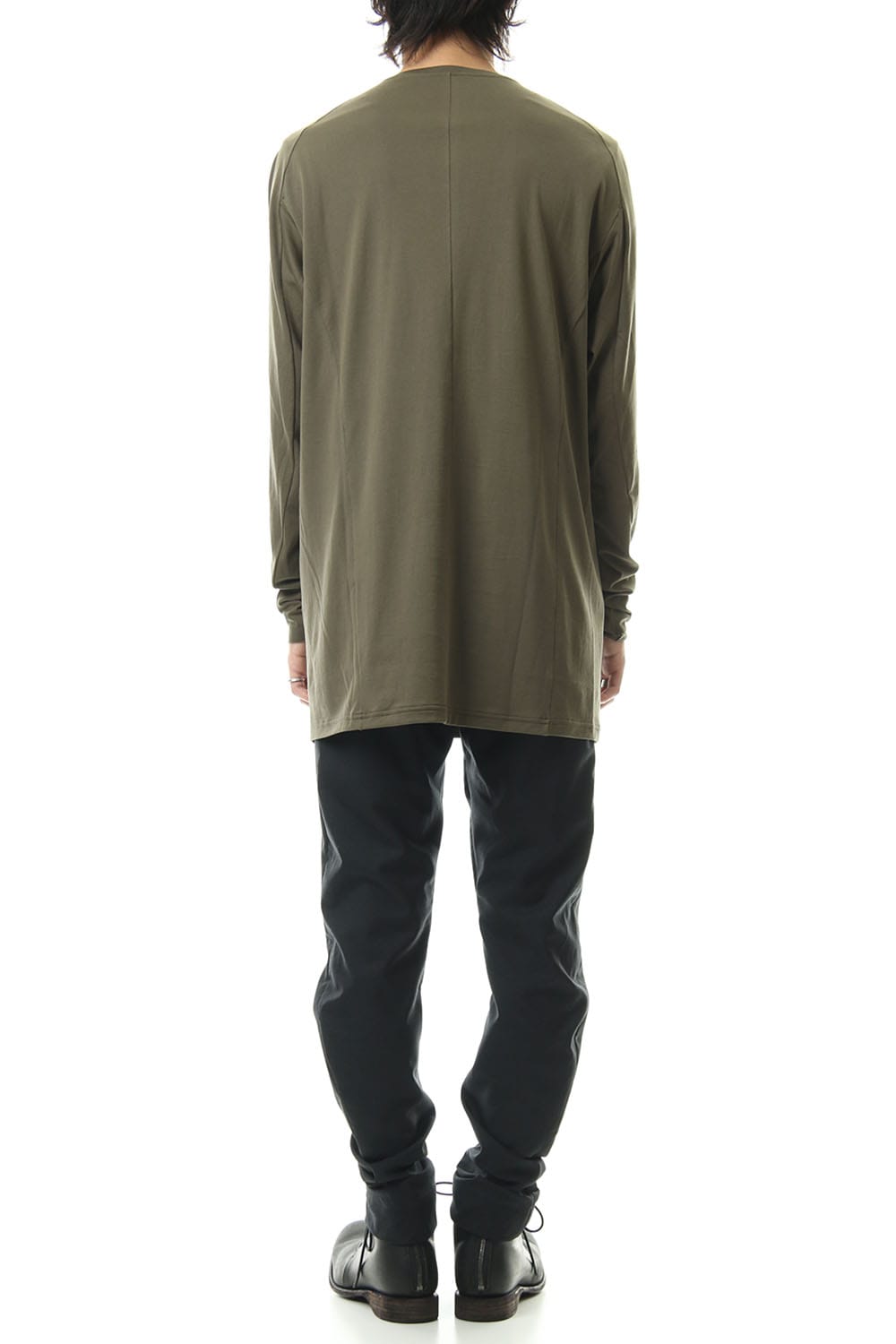 ロング スリーブ ルーズ フィット 80/2 コットン ジャージー