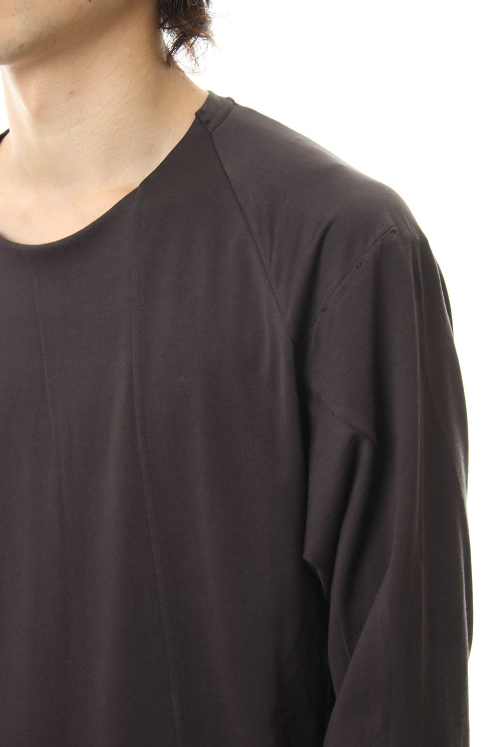 ロング スリーブ ルーズ フィット 80/2 コットン ジャージー