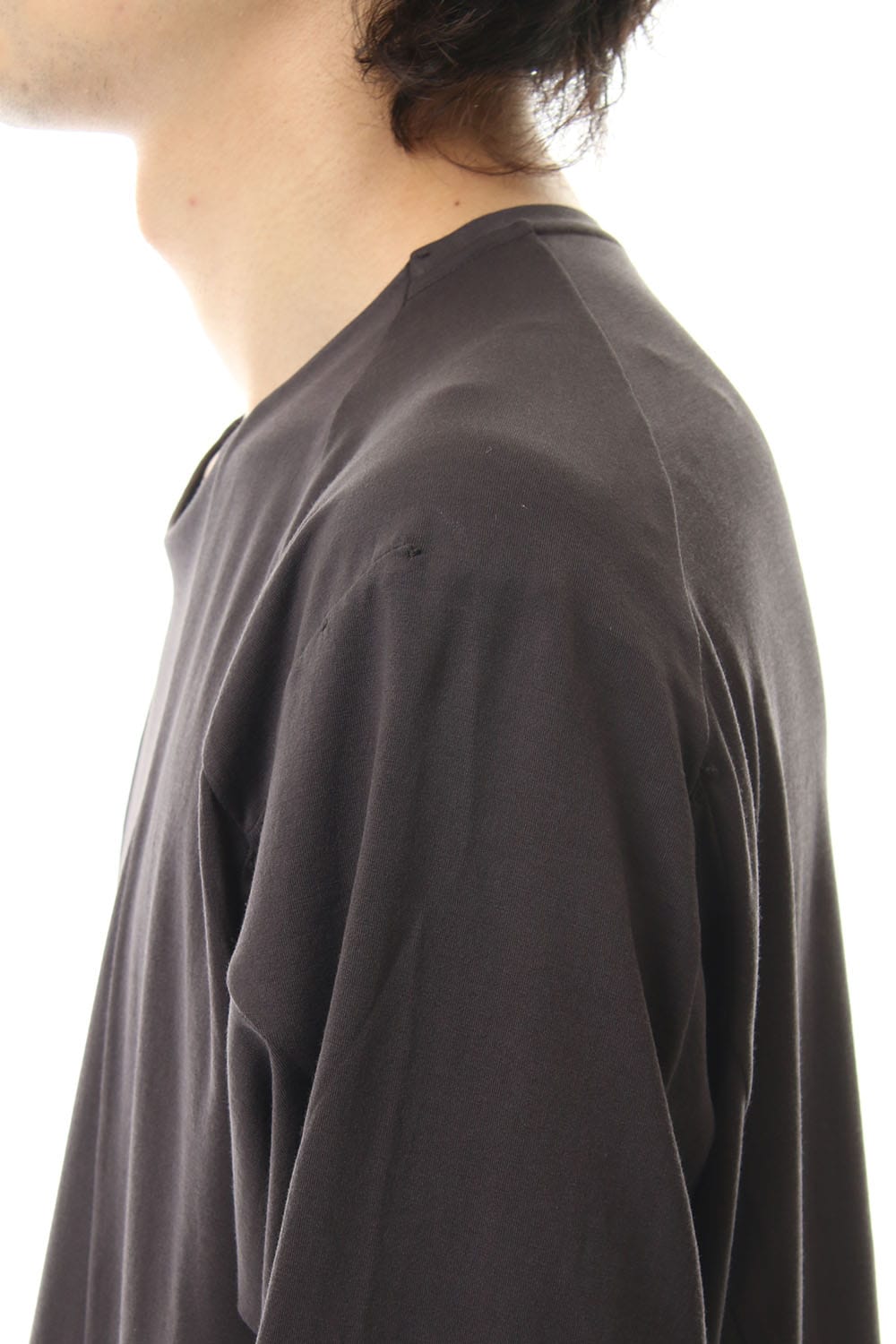 ロング スリーブ ルーズ フィット 80/2 コットン ジャージー