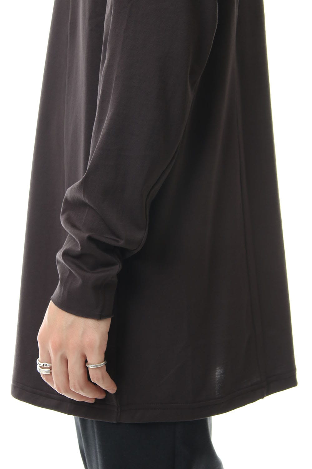 ロング スリーブ ルーズ フィット 80/2 コットン ジャージー