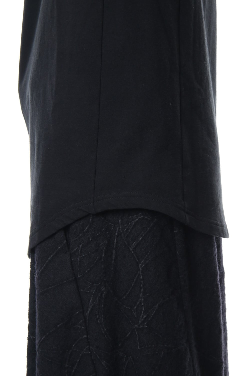 Long Sleeve Inlay Knit Jersey