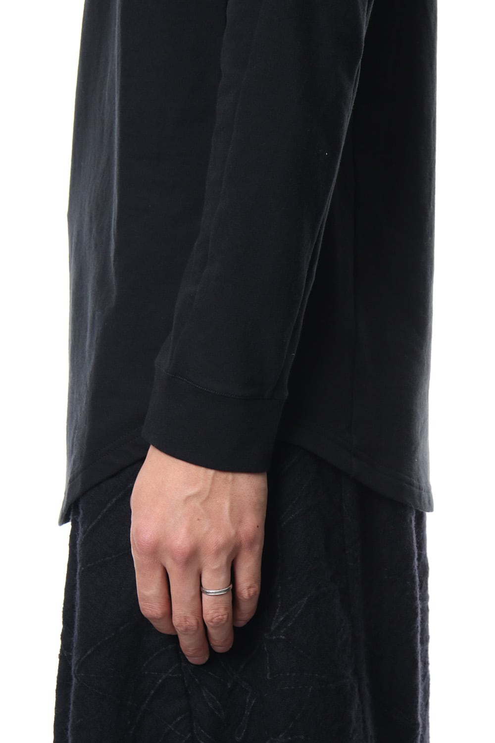 Long Sleeve Inlay Knit Jersey