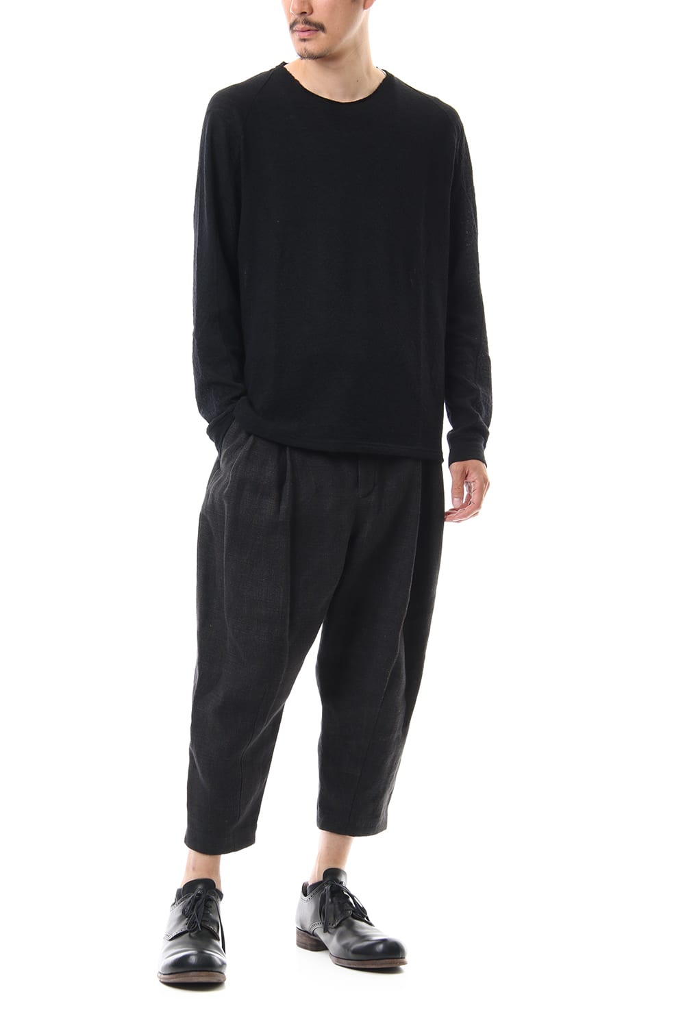 ロング スリーブ ウール / アルパカ ジャージー