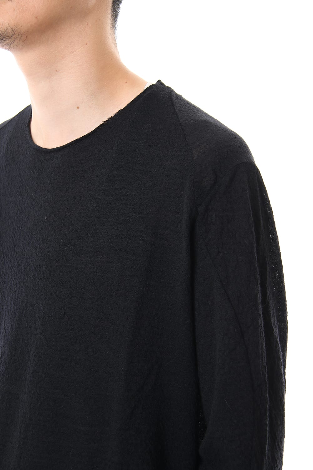 ロング スリーブ ウール / アルパカ ジャージー