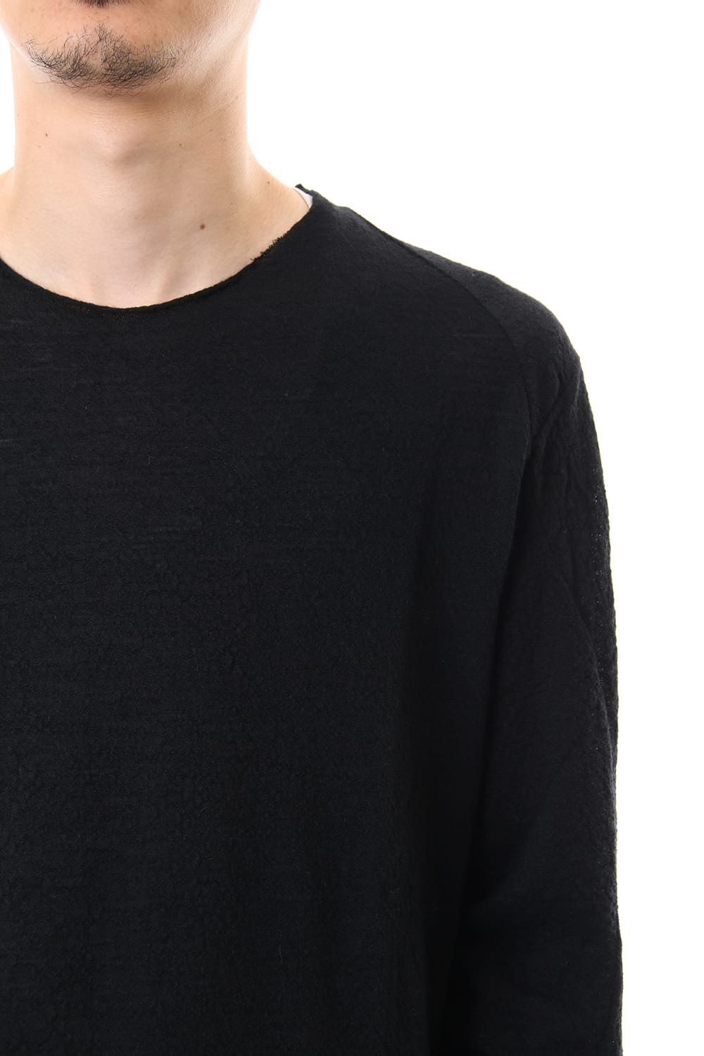 ロング スリーブ ウール / アルパカ ジャージー