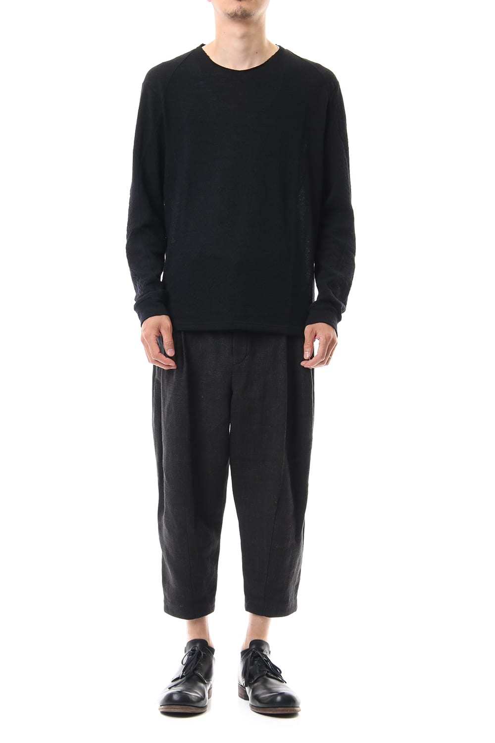 ロング スリーブ ウール / アルパカ ジャージー