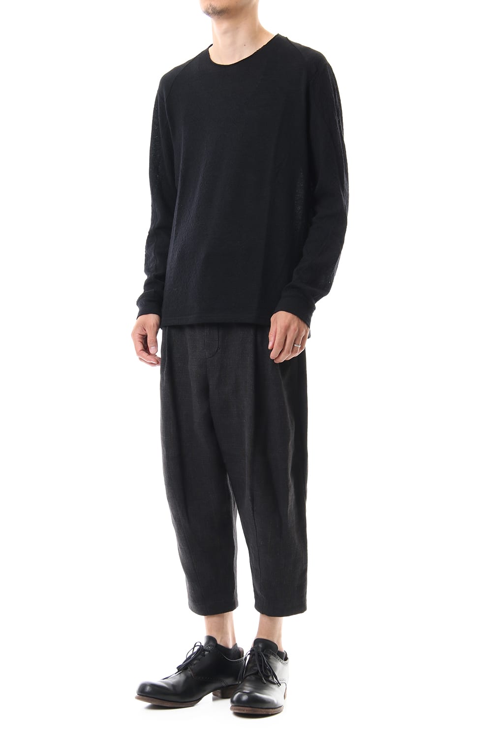 ロング スリーブ ウール / アルパカ ジャージー