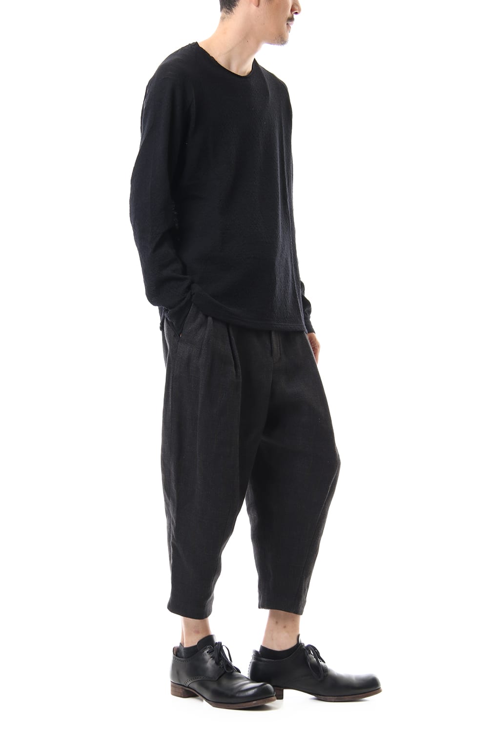 ロング スリーブ ウール / アルパカ ジャージー