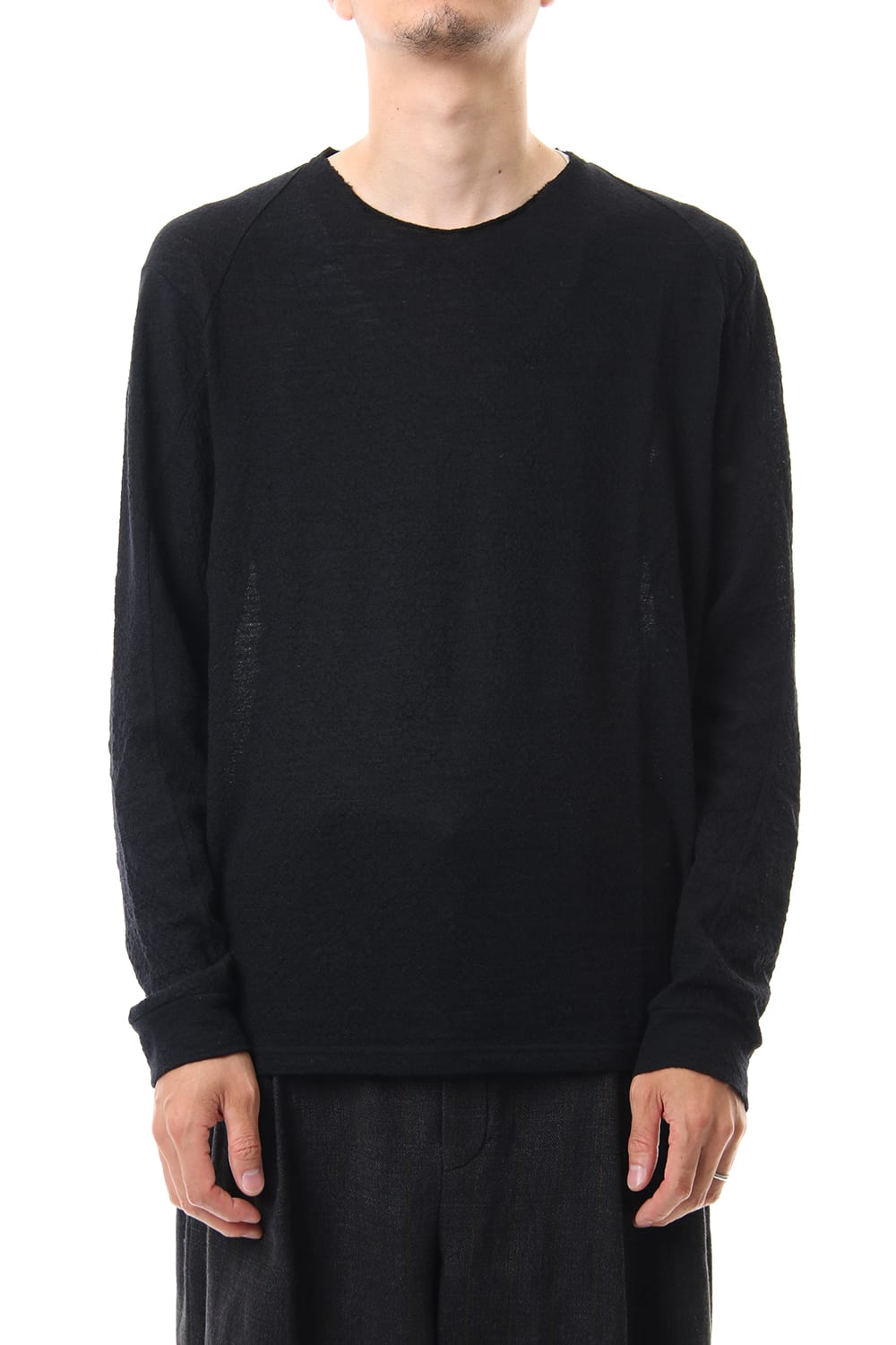 ロング スリーブ ウール / アルパカ ジャージー