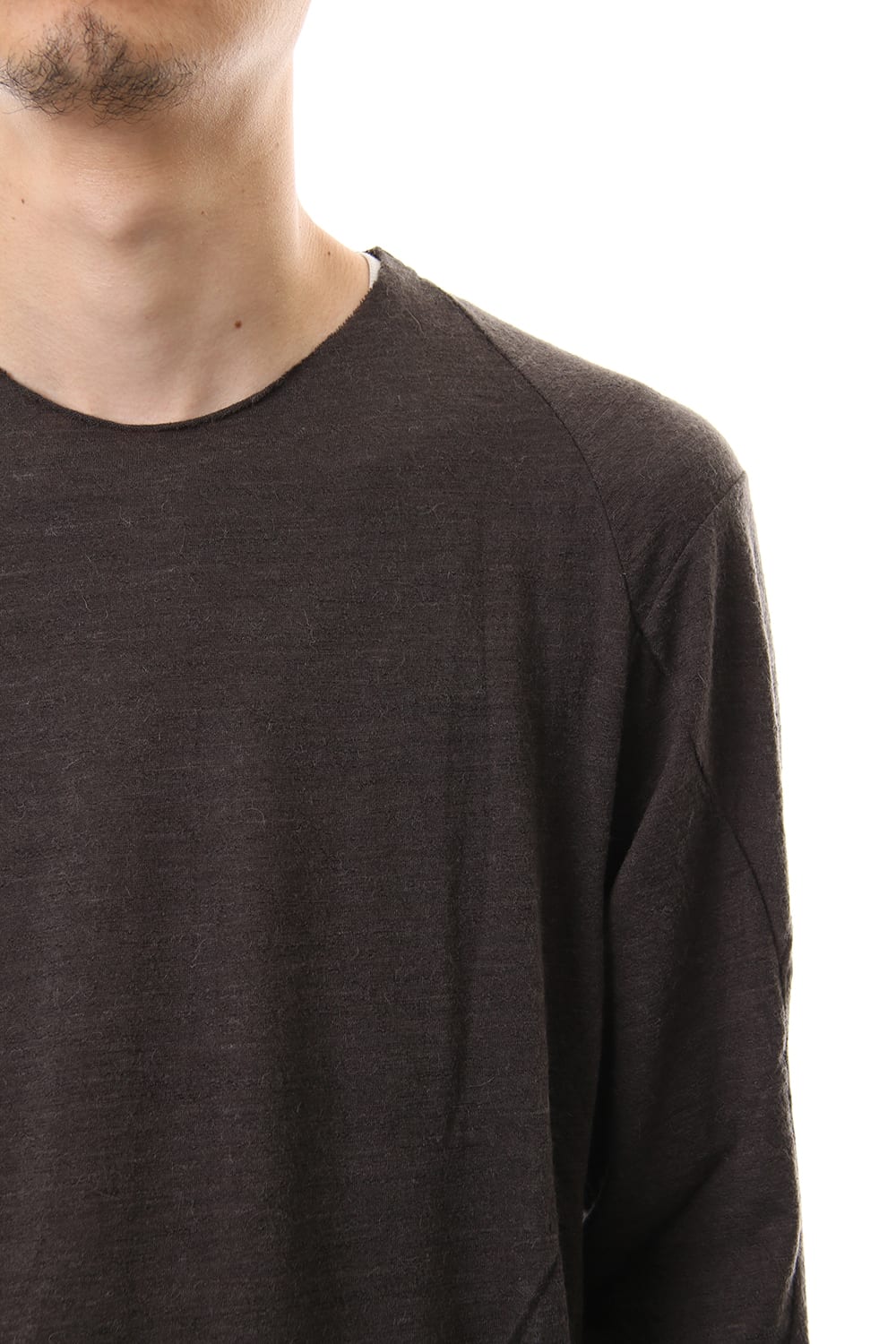 ロング スリーブ ウール / アルパカ ジャージー