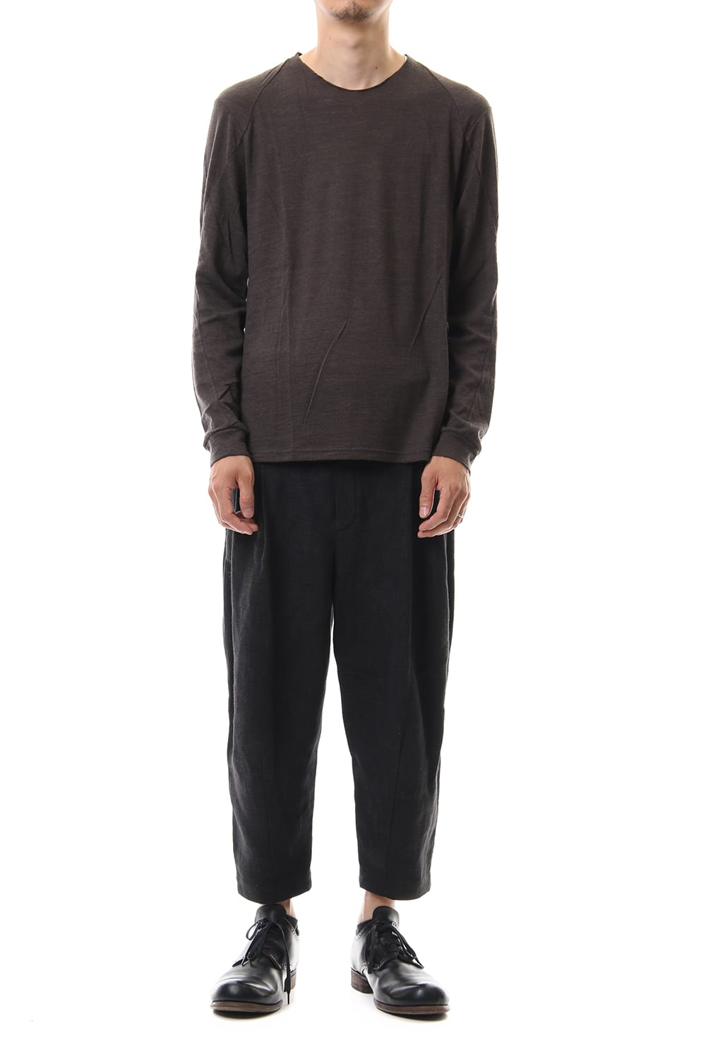 ロング スリーブ ウール / アルパカ ジャージー