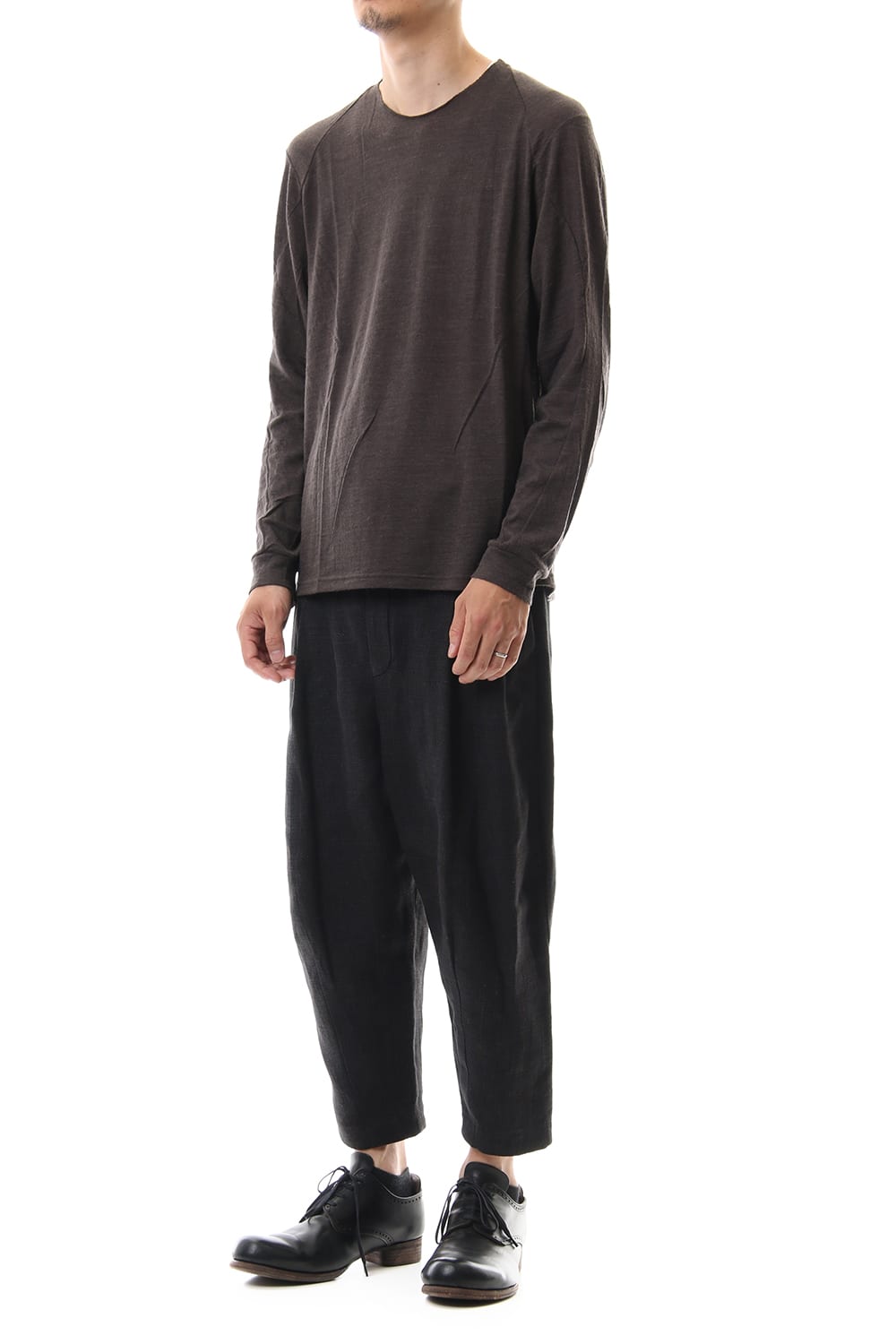 ロング スリーブ ウール / アルパカ ジャージー