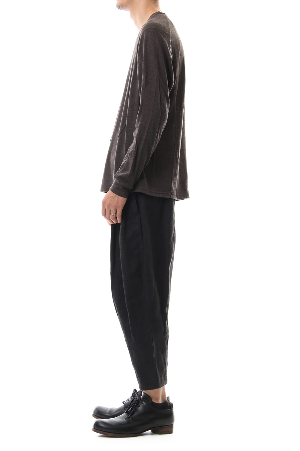 ロング スリーブ ウール / アルパカ ジャージー