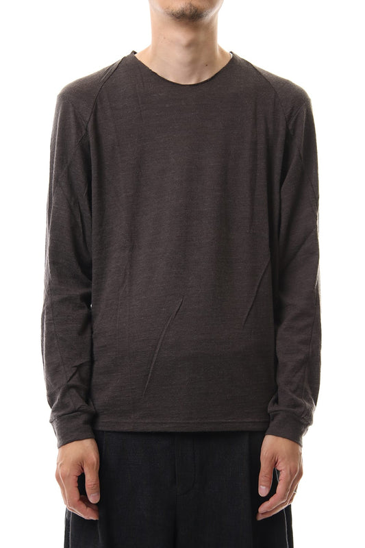 ロング スリーブ ウール / アルパカ ジャージー