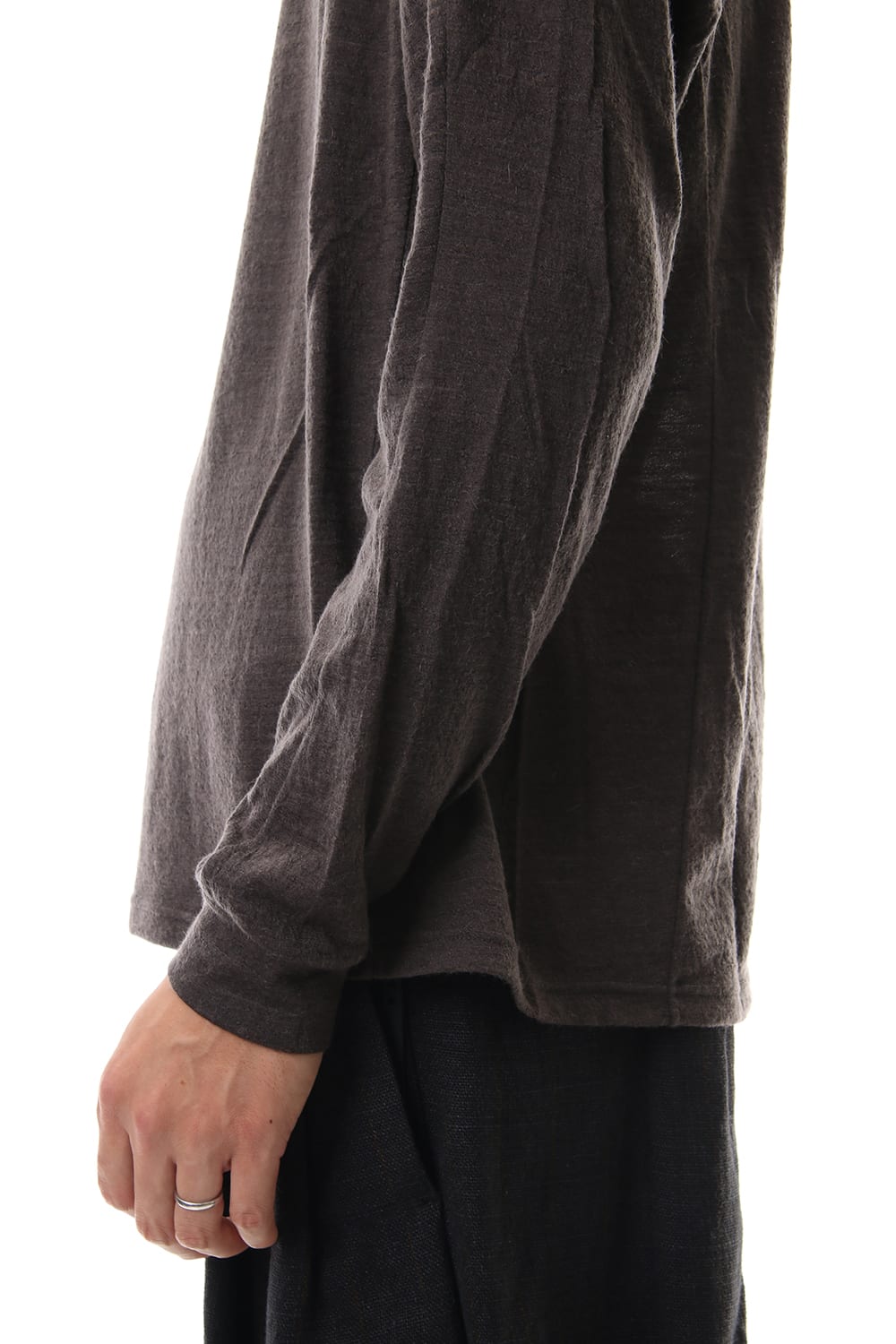 ロング スリーブ ウール / アルパカ ジャージー