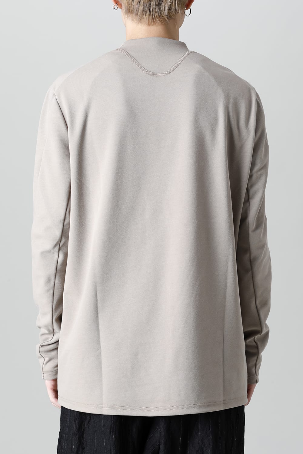 ロングスリーブ ルーズフィット ソフトジャージー  ベージュ