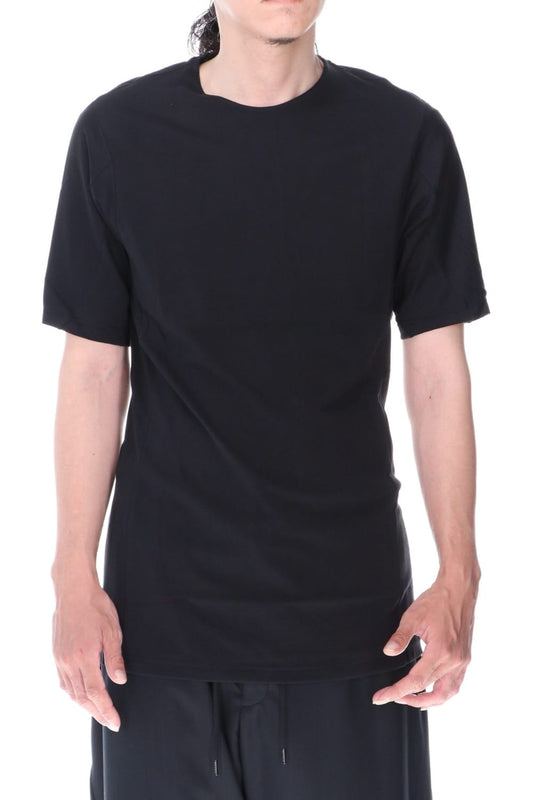 Short sleeve indian cotton jersey ( SUVIN )  Black