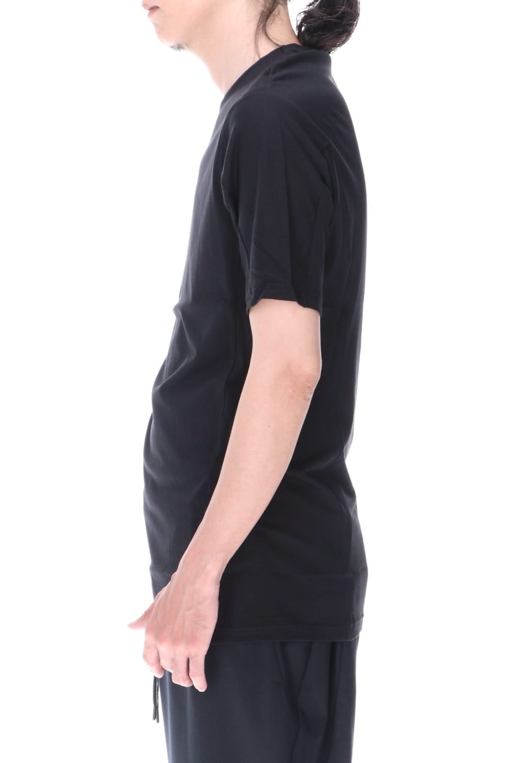 Short sleeve indian cotton jersey ( SUVIN )  Black