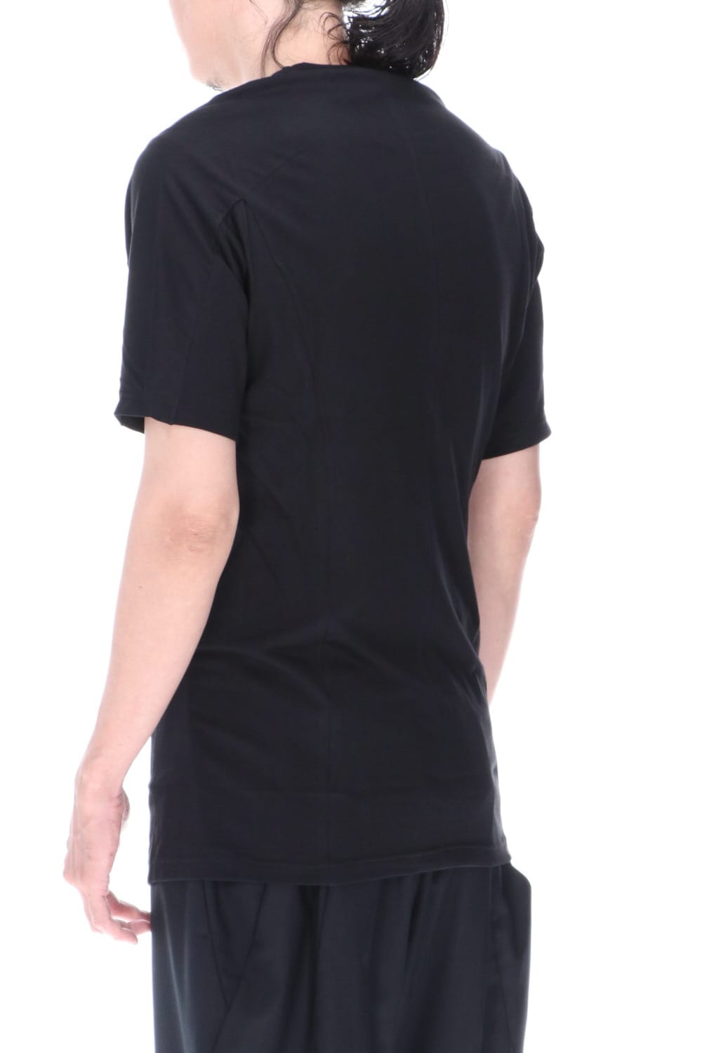 Short sleeve indian cotton jersey ( SUVIN )  Black