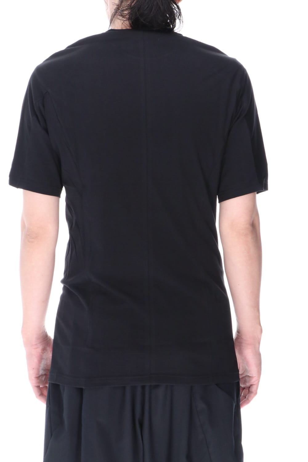 Short sleeve indian cotton jersey ( SUVIN )  Black