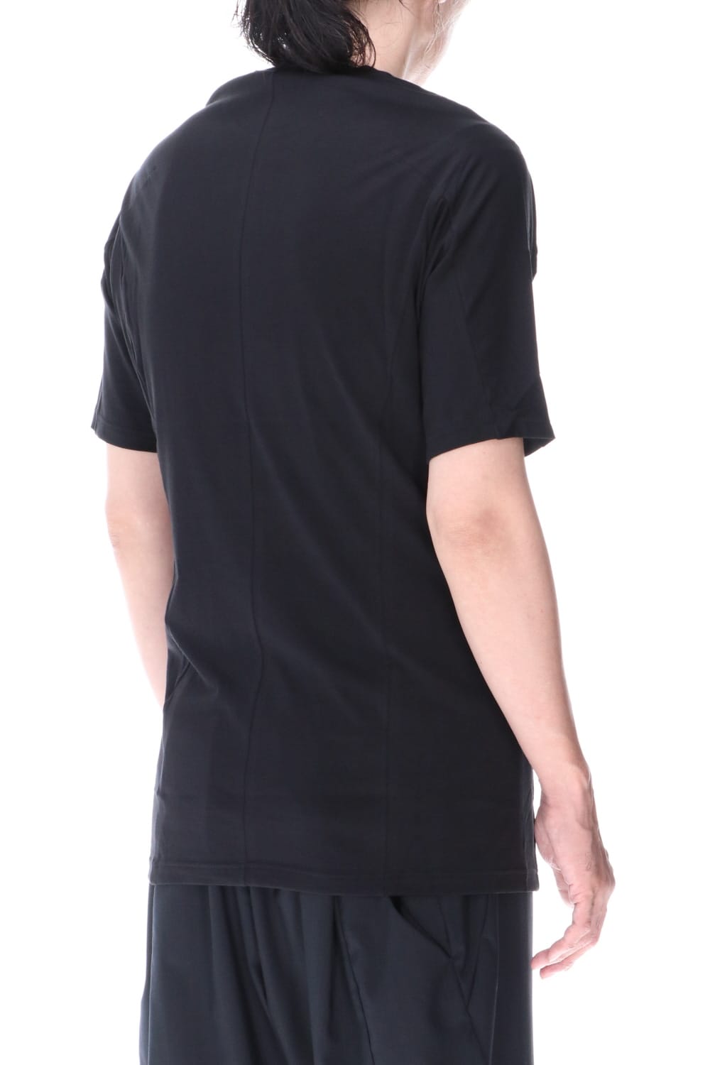 Short sleeve indian cotton jersey ( SUVIN )  Black