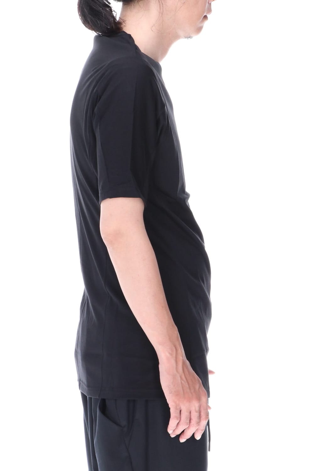 Short sleeve indian cotton jersey ( SUVIN )  Black