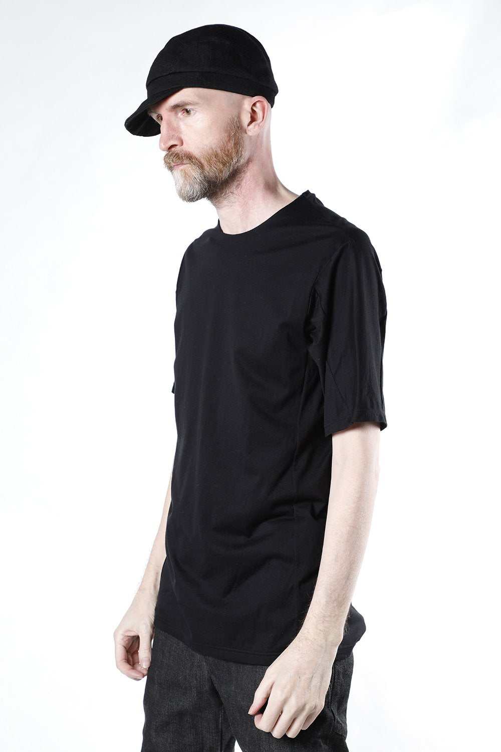 Short sleeve indian cotton jersey ( SUVIN )  Black