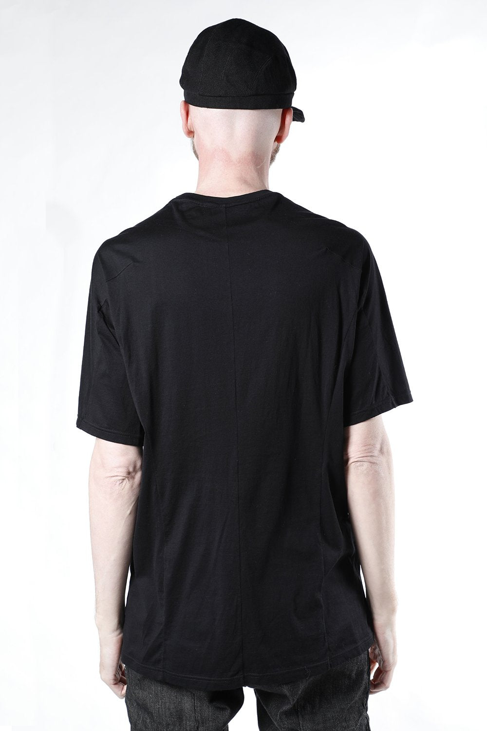 Short sleeve indian cotton jersey ( SUVIN )  Black