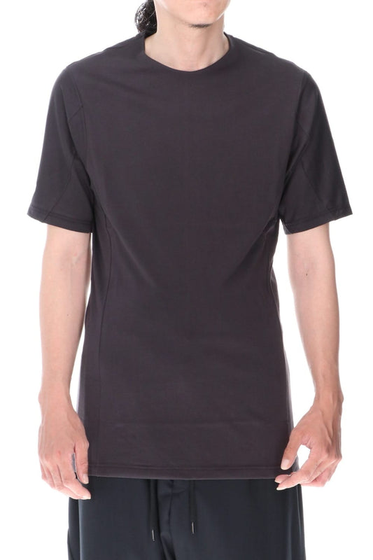 Short sleeve indian cotton jersey ( SUVIN )  Charcoal