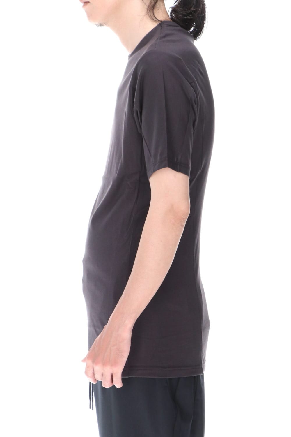 Short sleeve indian cotton jersey ( SUVIN )  Charcoal