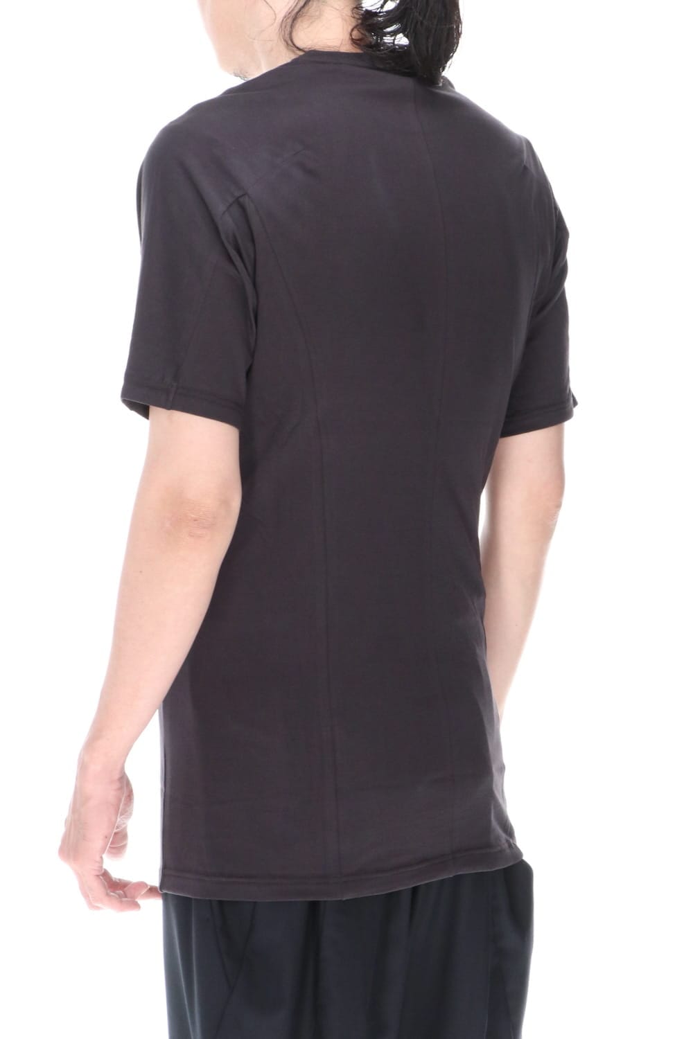 Short sleeve indian cotton jersey ( SUVIN )  Charcoal