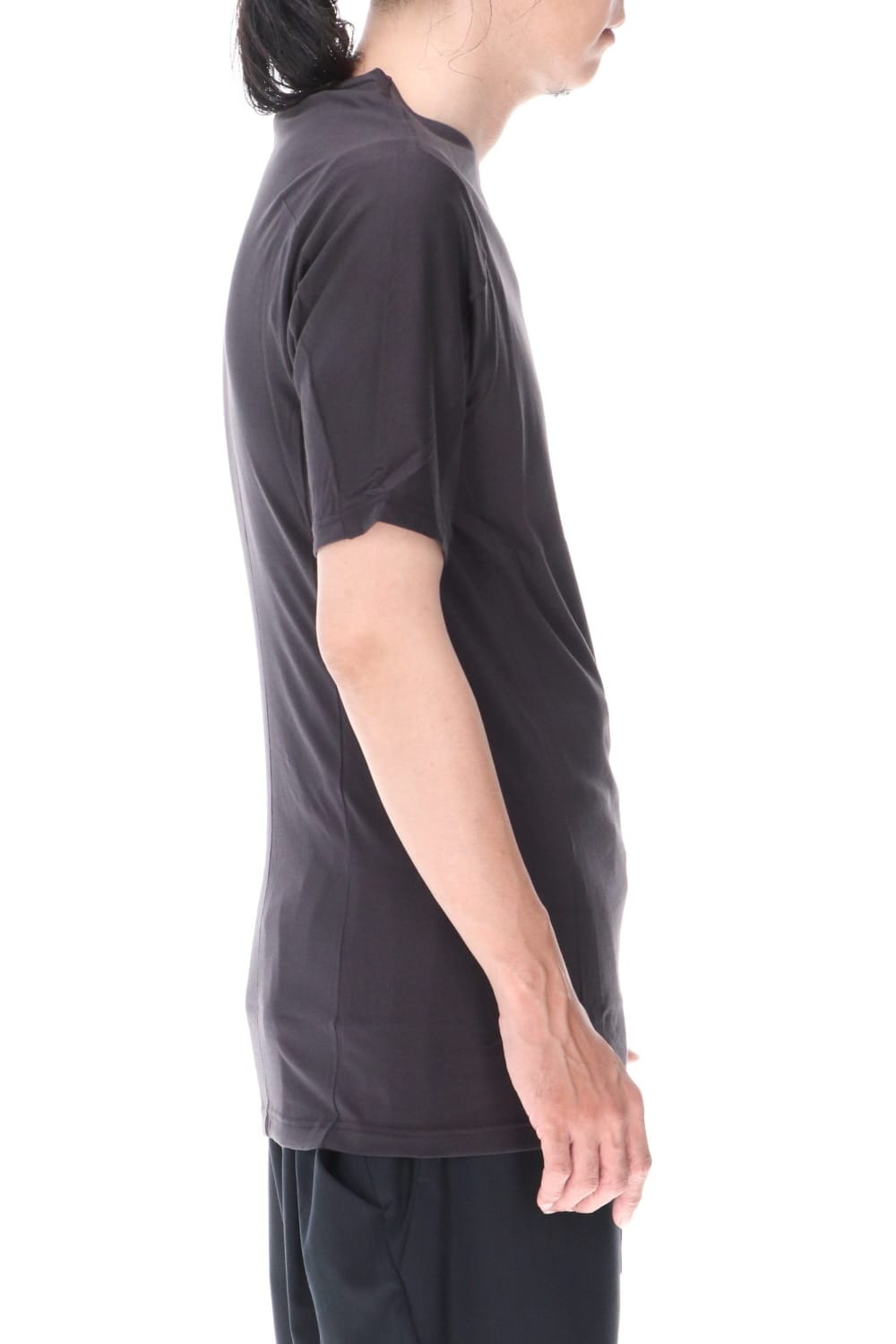 Short sleeve indian cotton jersey ( SUVIN )  Charcoal