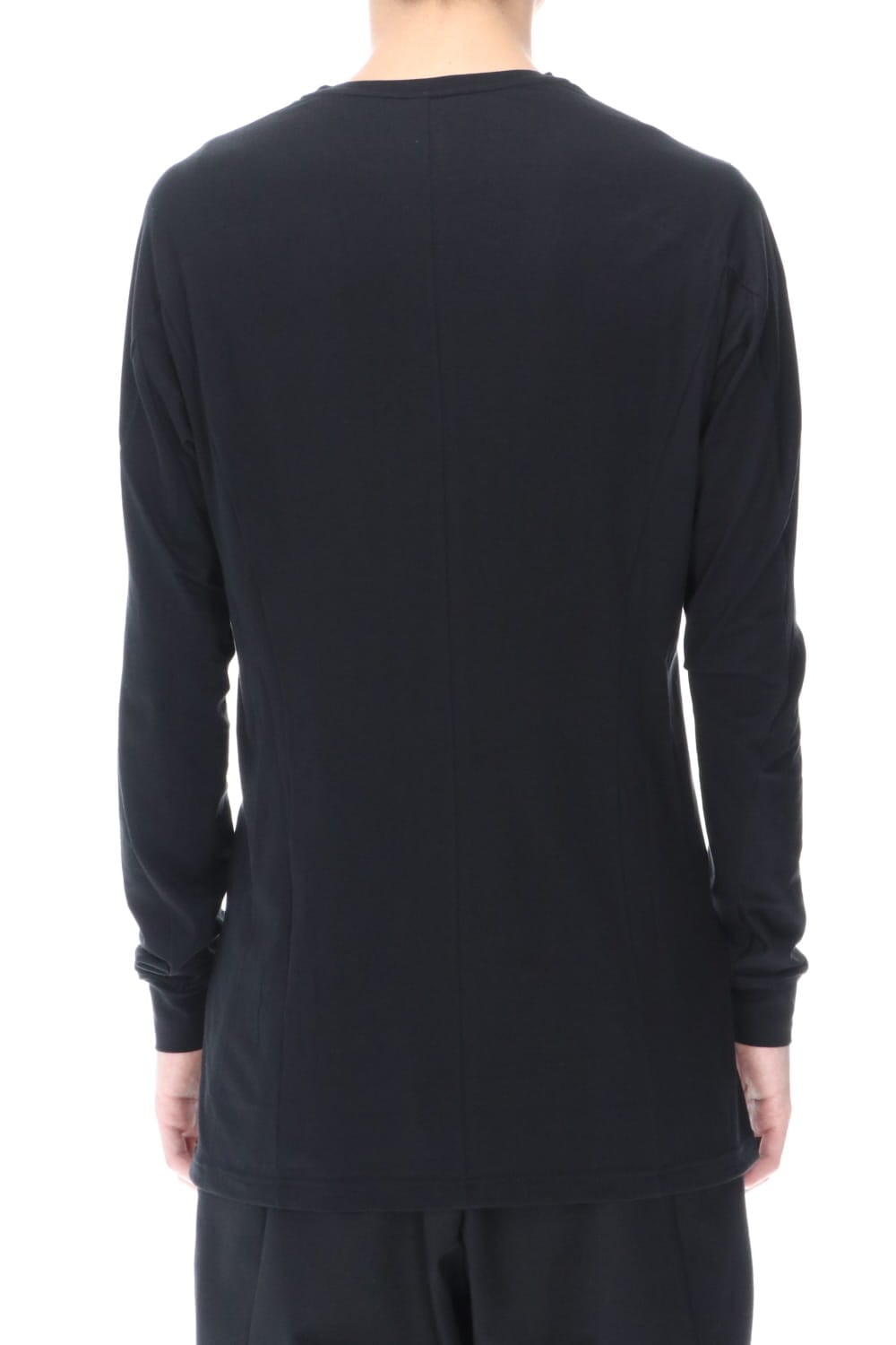 Long sleave indian cotton jersey ( SUVIN )  Black