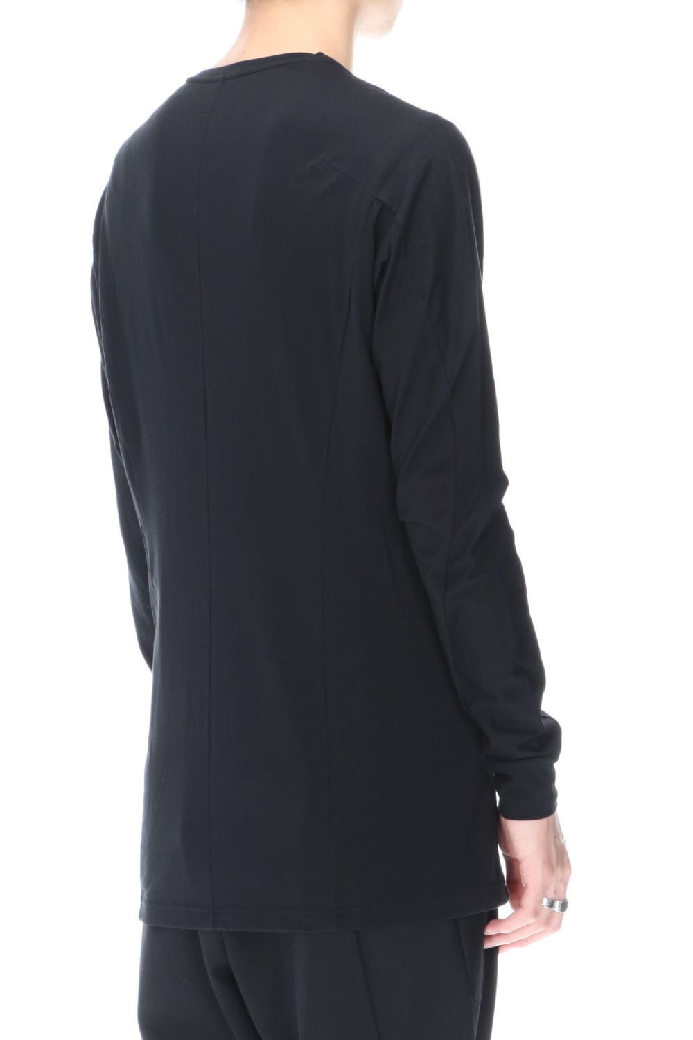 Long sleave indian cotton jersey ( SUVIN )  Black