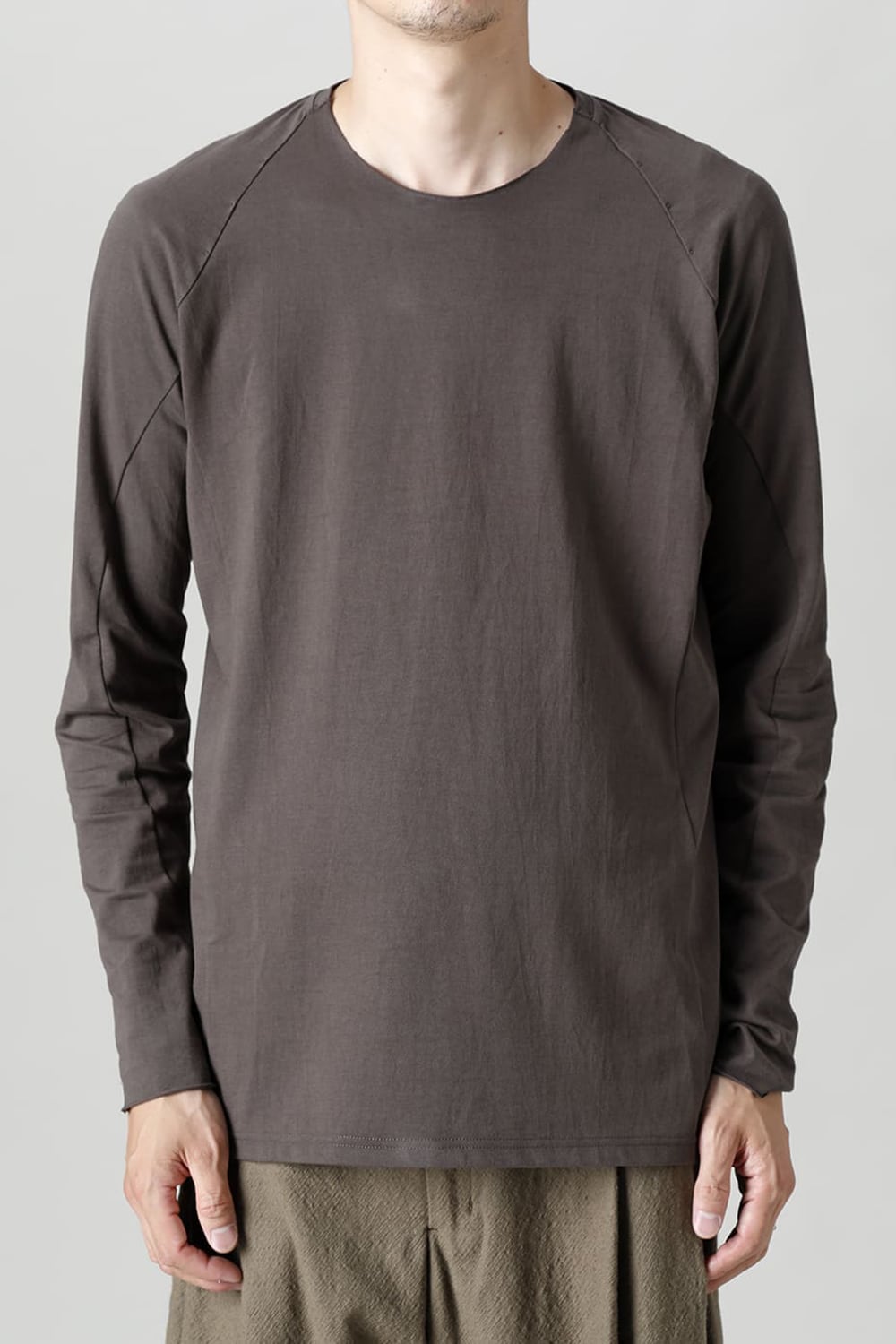 Long sleeve Cotton jersey Warm Gray