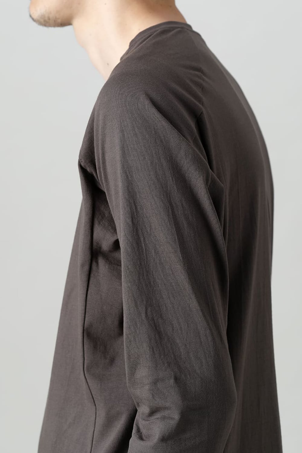 Long sleeve Cotton jersey Warm Gray