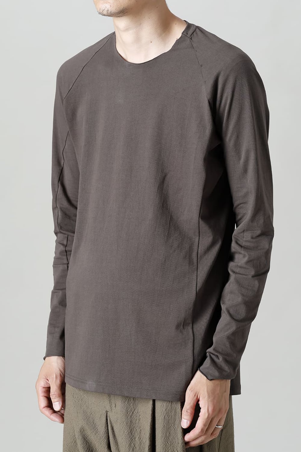 Long sleeve Cotton jersey Warm Gray