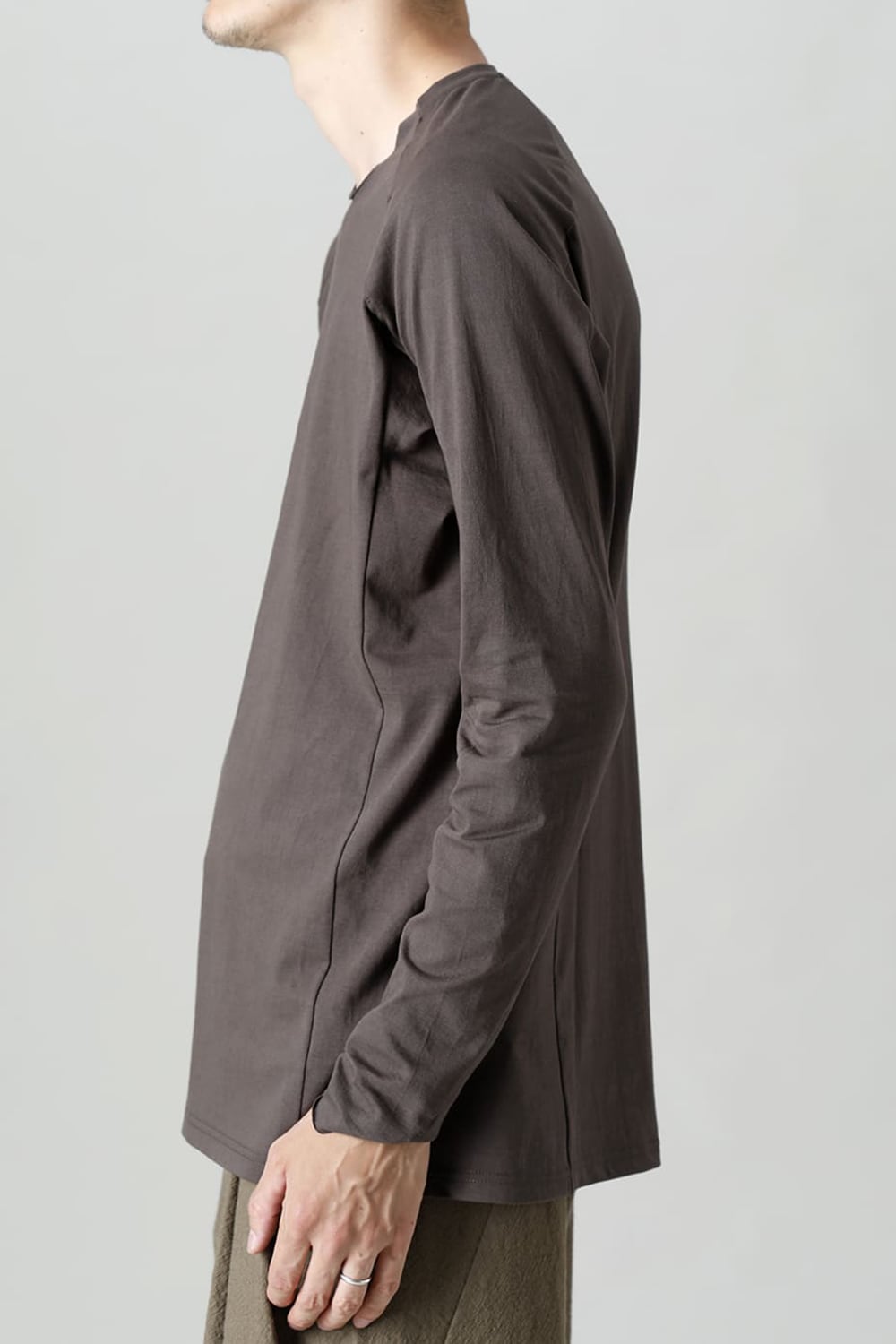 Long sleeve Cotton jersey Warm Gray