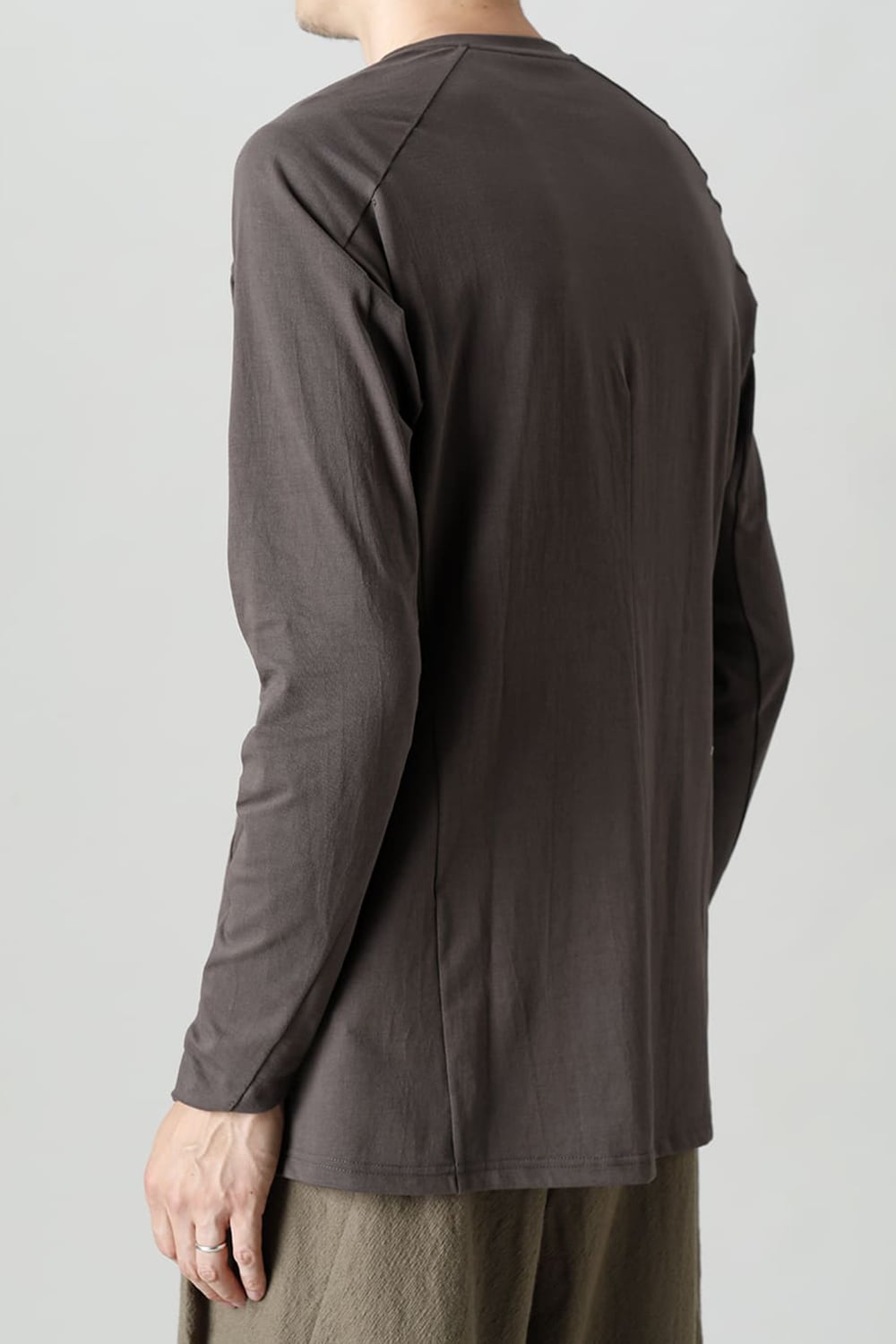 Long sleeve Cotton jersey Warm Gray