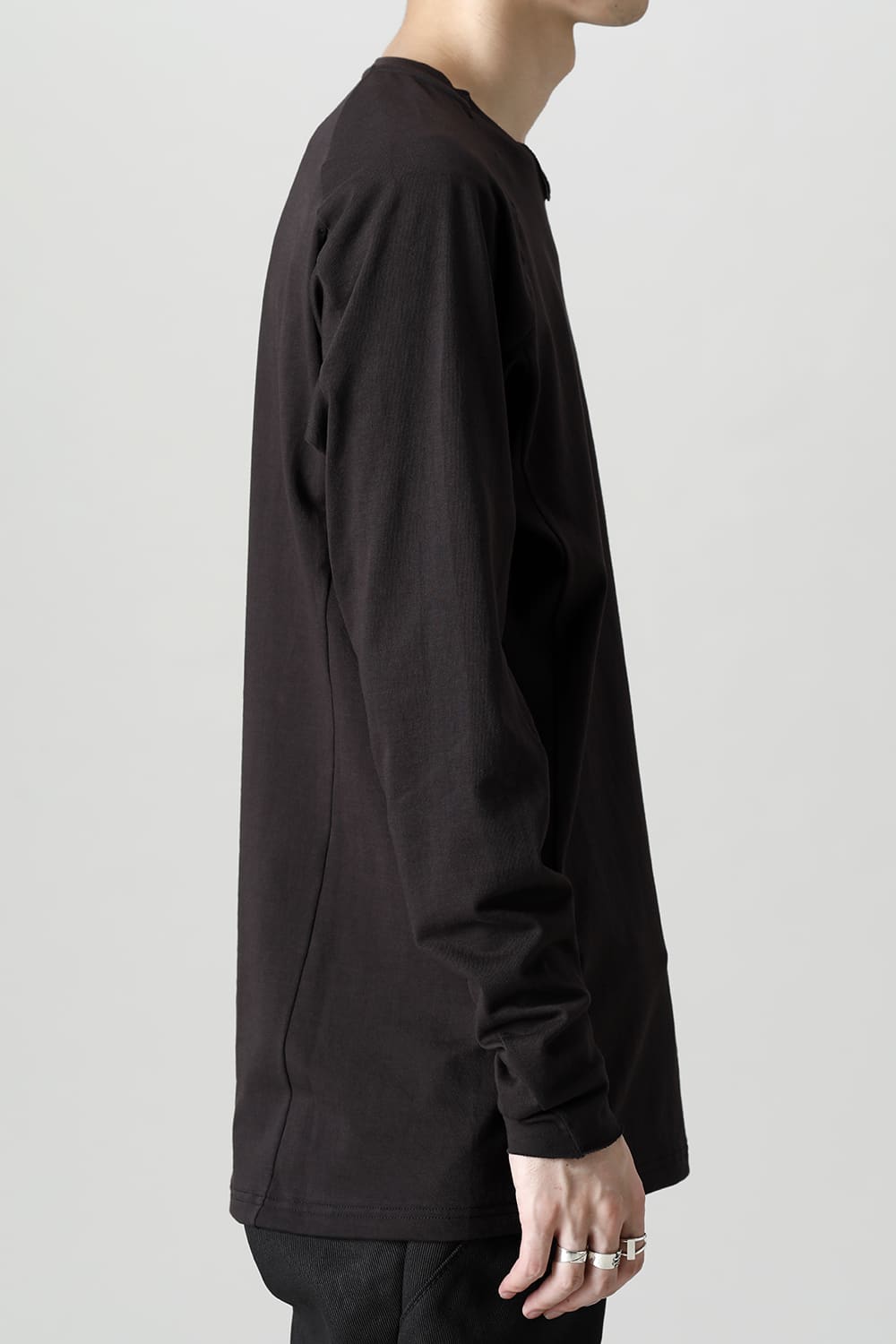 Long sleeve Cotton jersey Lava Stone